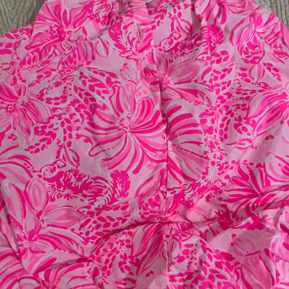 Lilly Pulitzer Pink Diaper Cover - Picture 4 of 8
